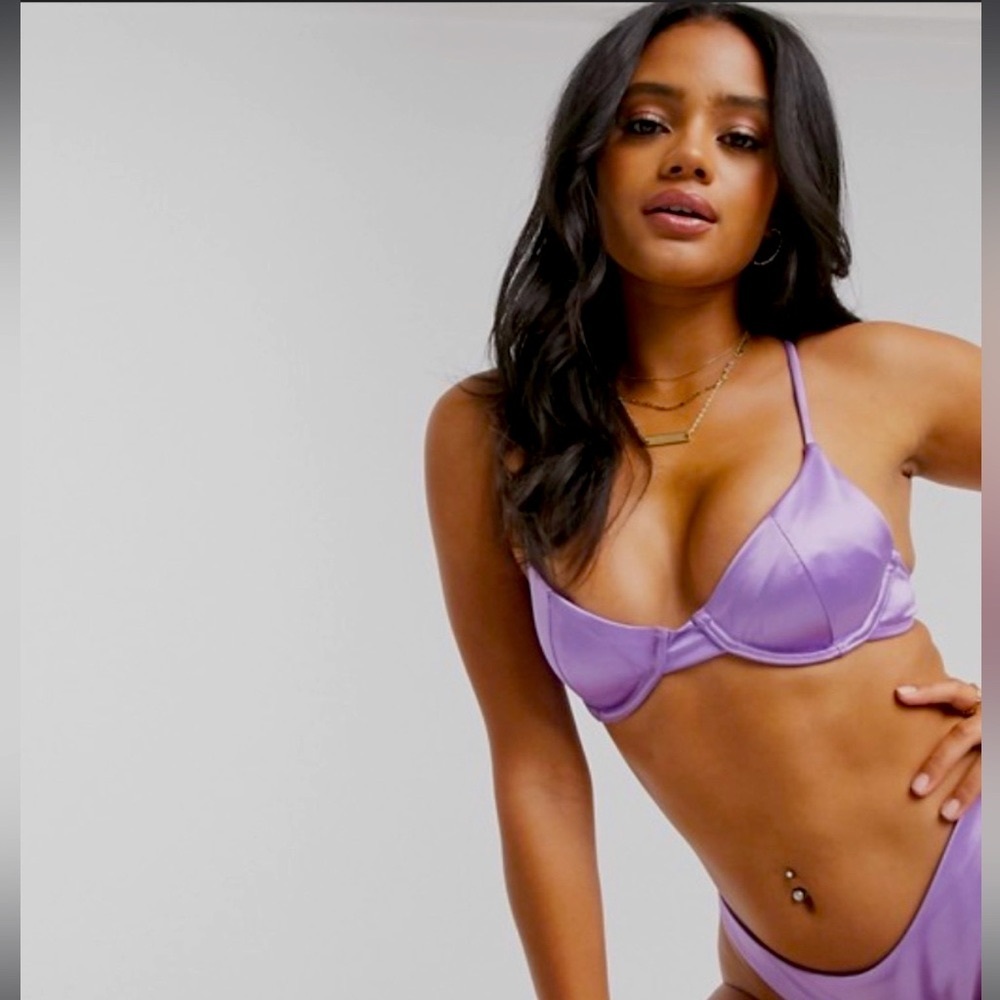 Twiin High Shine Lilac Bikini
